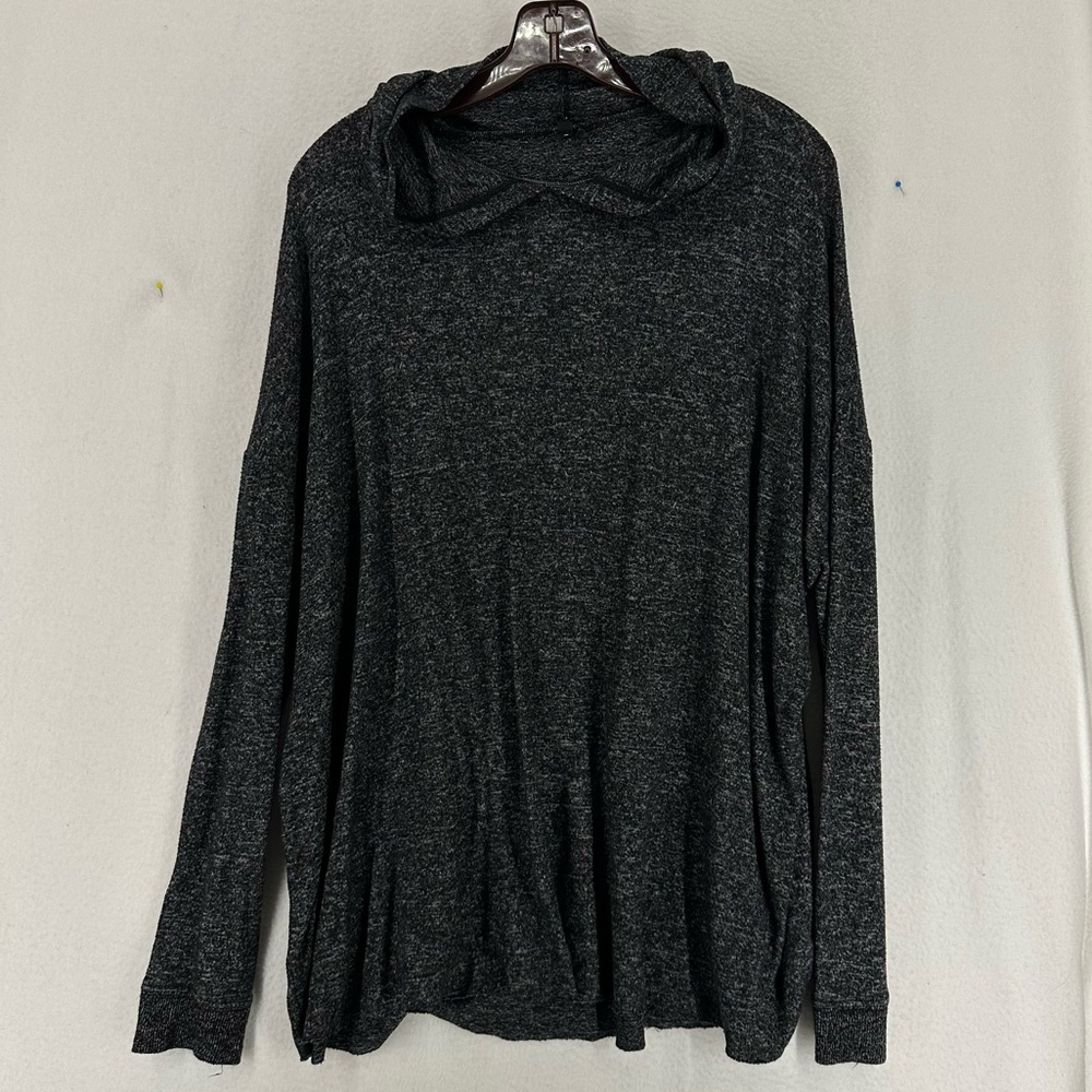 Urban Outfitters Oversized Pullover Thin Hoodie Womens‎ Small Petite Dark Grey